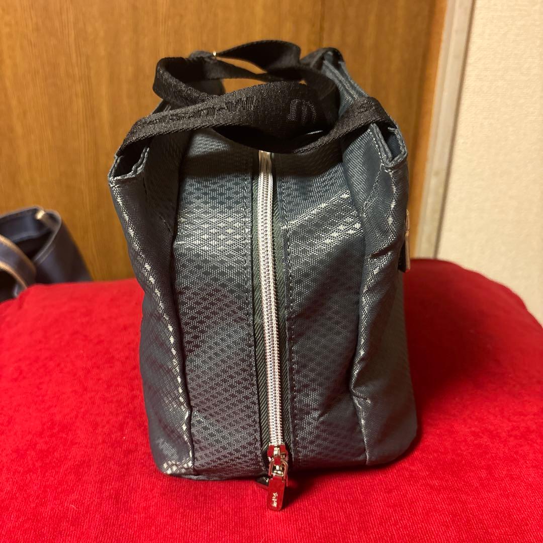 M.U SPORTS ラウンドバッグ メッシュ グレー
