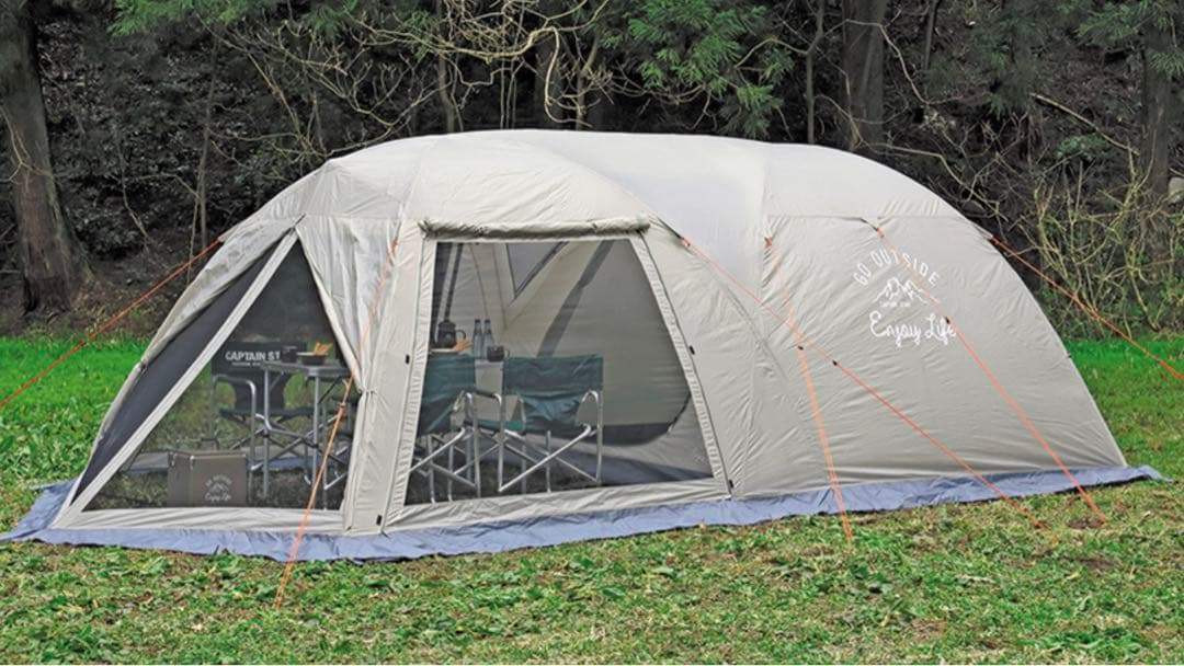 キャプテンスタッグ モンテ スクリーンツールームドーム 5～6人用 UA-44