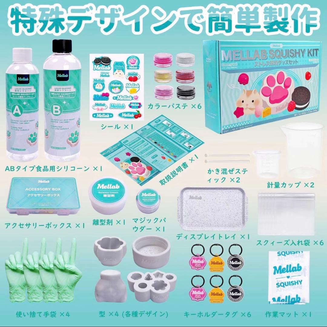 新品 MELLAB SQUISHY KIT ストレス解消グッズ スクイーズ