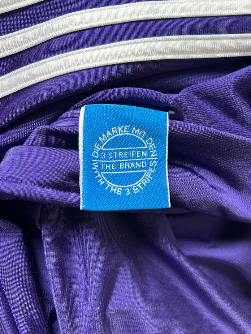 adidas 紫 ジャージ ジャケット M