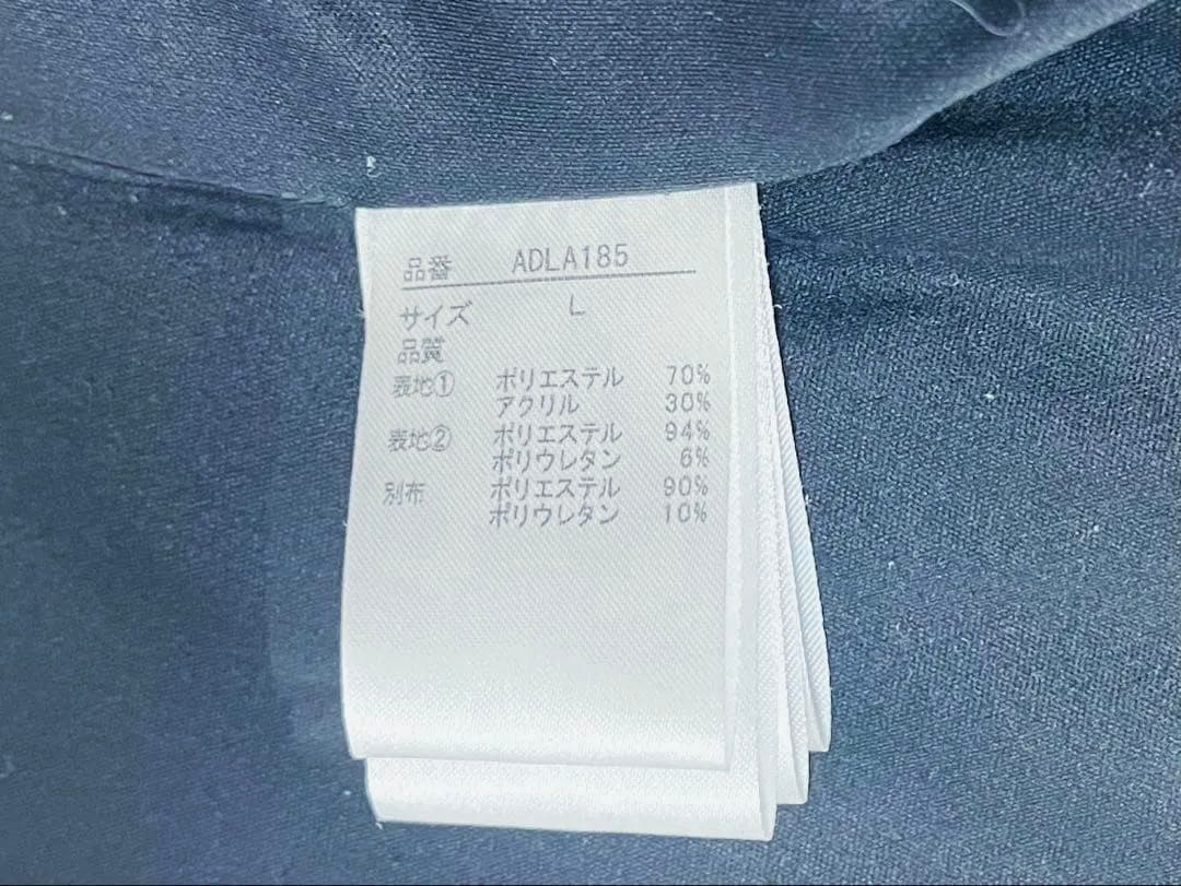 ADMRIAL GOLF フリースジャケット チェック柄レディース(L)