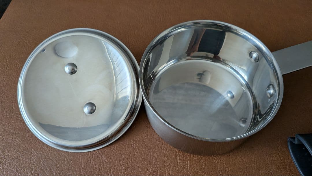フライングソーサー ステンレス 片手鍋 12cm IH 日本製 ミルクパン柳宗理