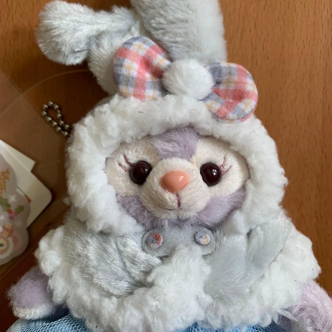ウィンターホリデー　ステラルー　ぬいぐるみバッジ　東京ディズニーシー タグ付き