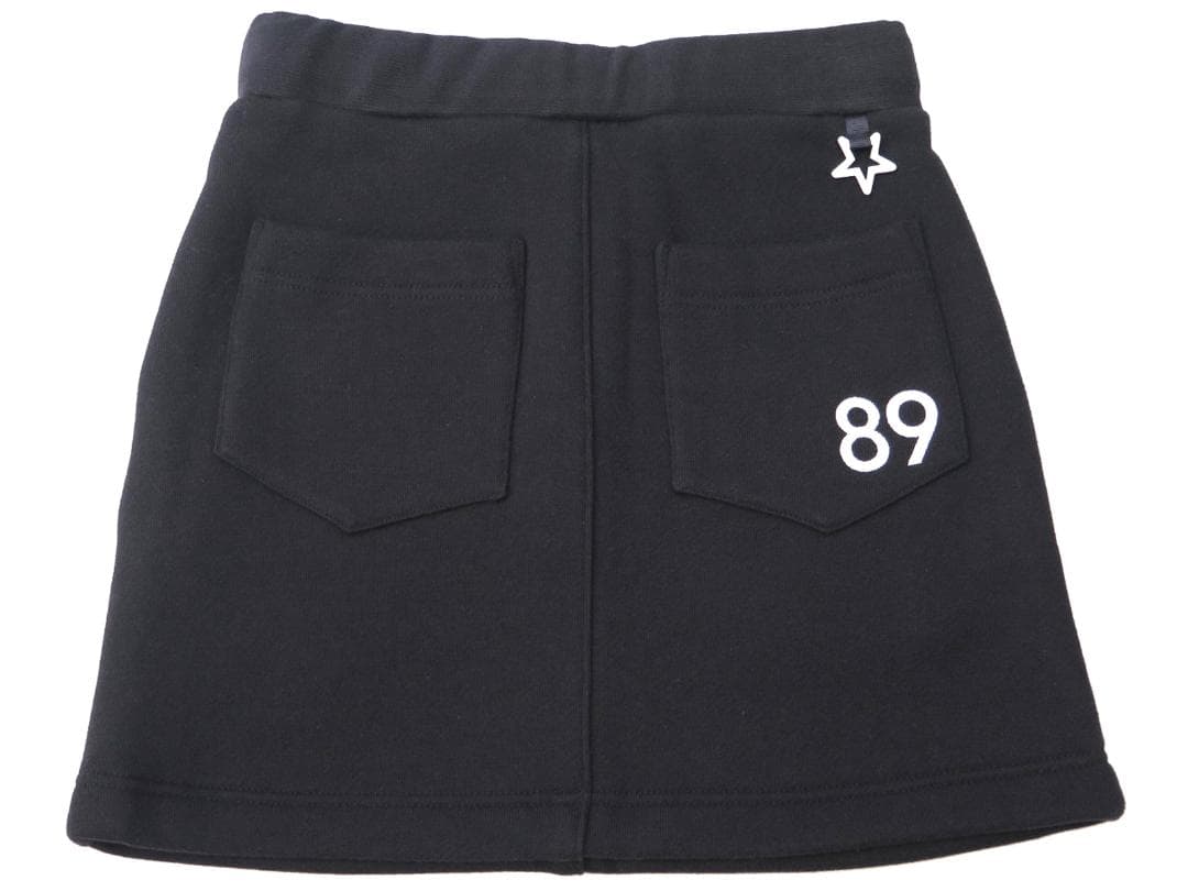 新品● パーリーゲイツ ● 一番星シリーズ　裏起毛スカート　濃紺/M