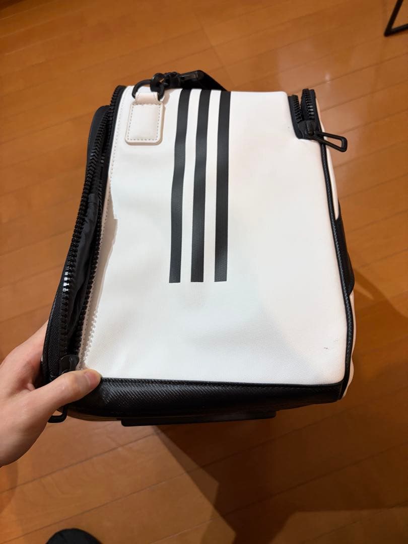 【美品】adidas golf ボストンバッグ ホワイト