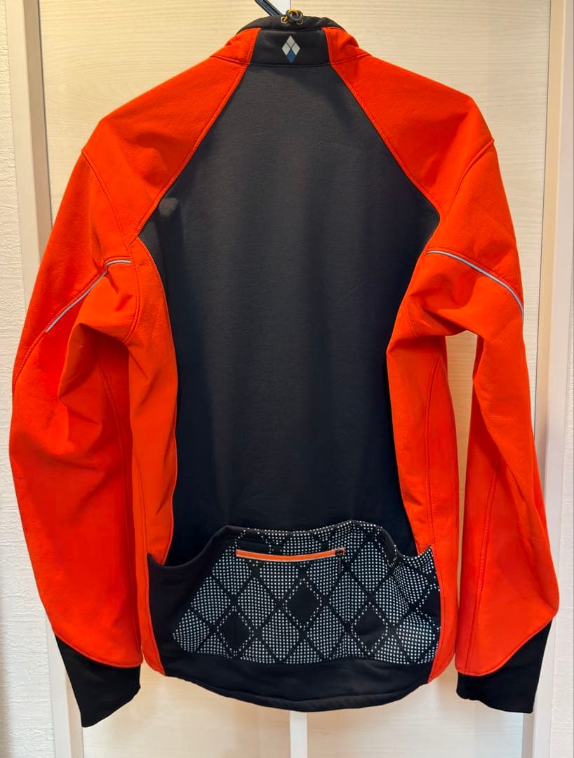 【美品】mont-bell メンズ ウィンターサイクルジャケット M オレンジ