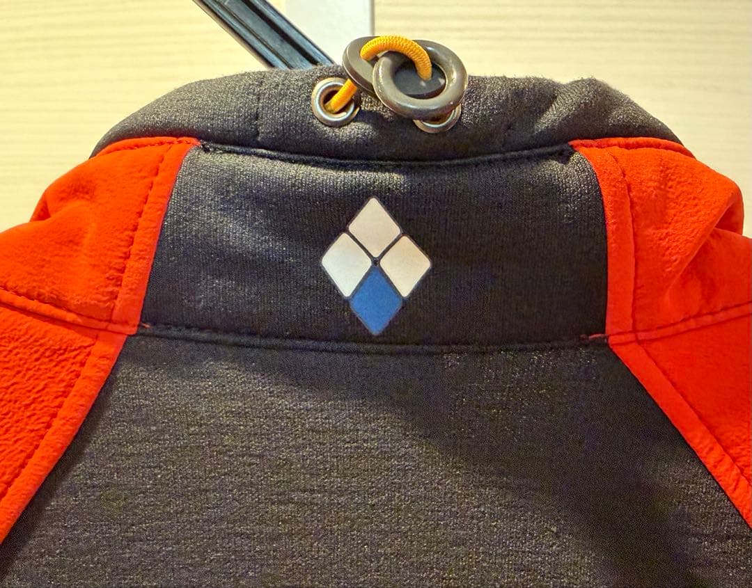 【美品】mont-bell メンズ ウィンターサイクルジャケット M オレンジ