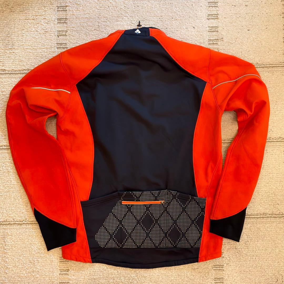 【美品】mont-bell メンズ ウィンターサイクルジャケット M オレンジ