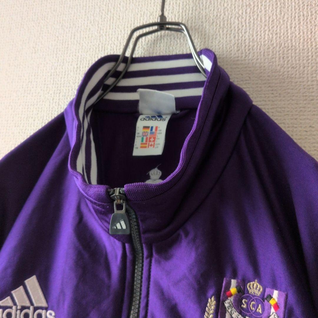 希少サイズ☆アディダス アンデルレヒト 刺繍ロゴ トラックジャケット XL