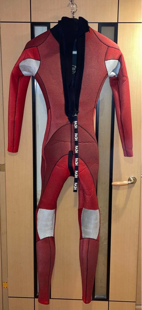 RASH wetsuits フルスーツ ブラック/レッド