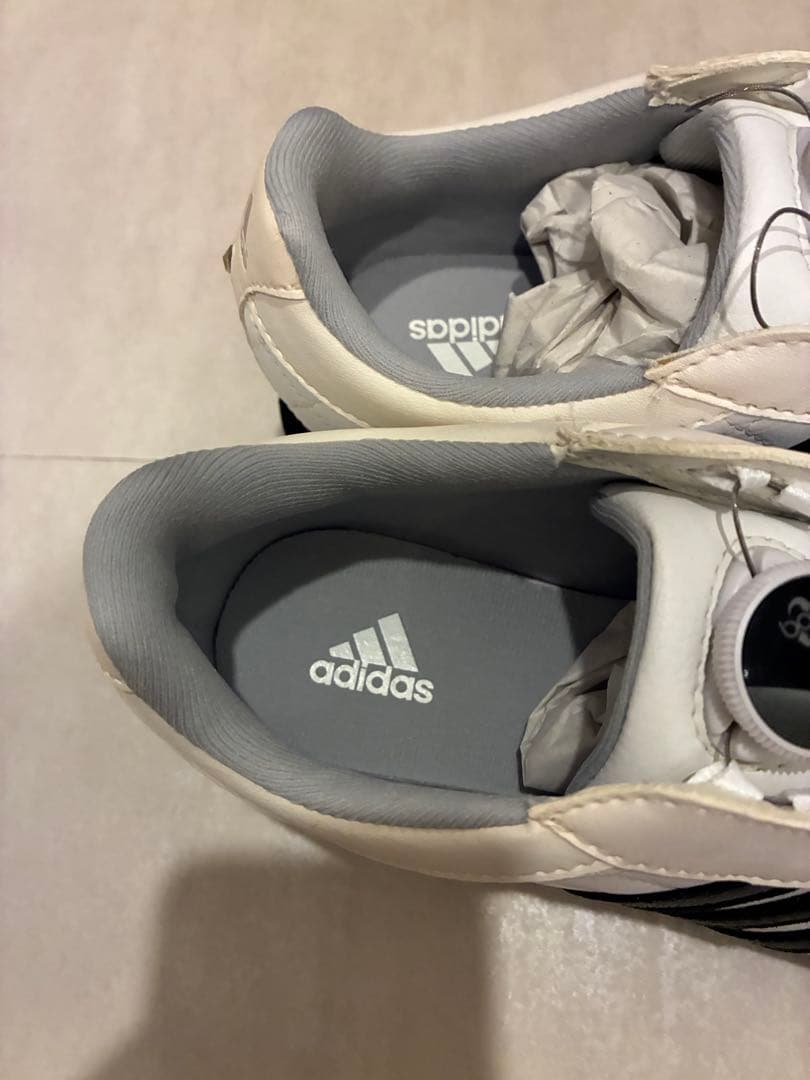 adidas ゴルフシューズ ホワイト ダイヤル式