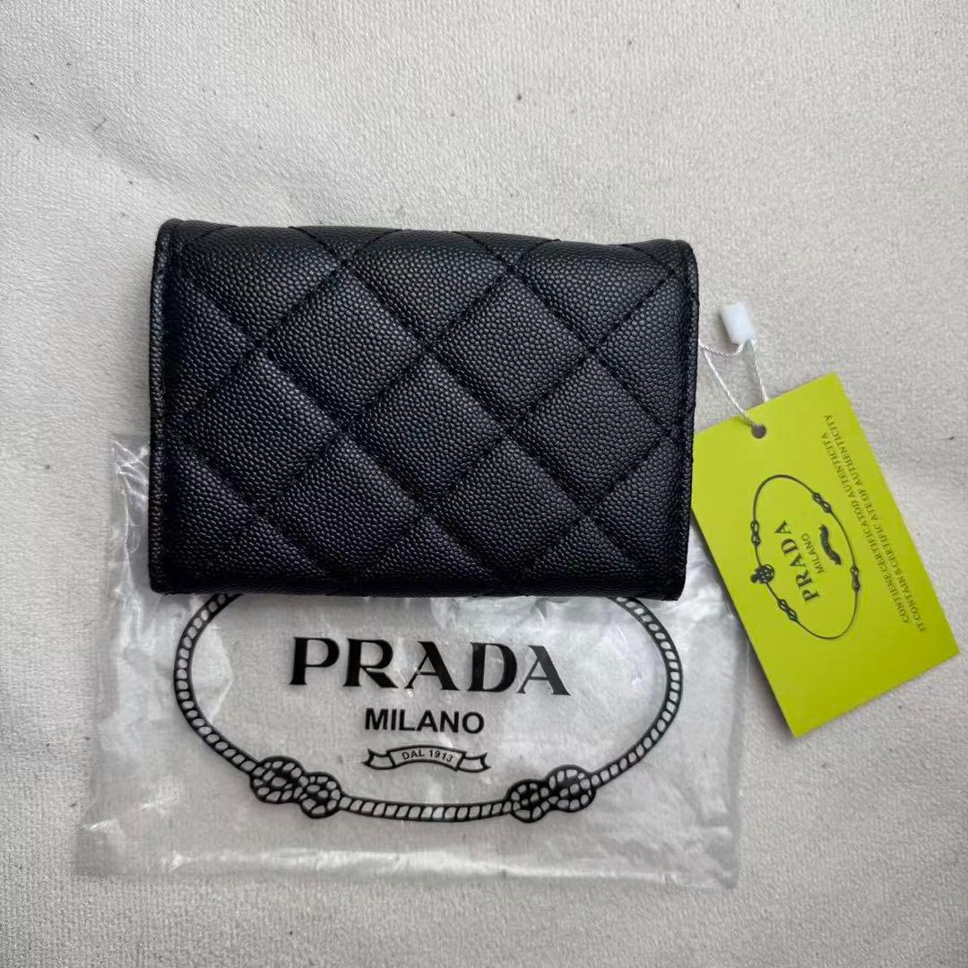 PRADA ブラック レザー ノベルティケース