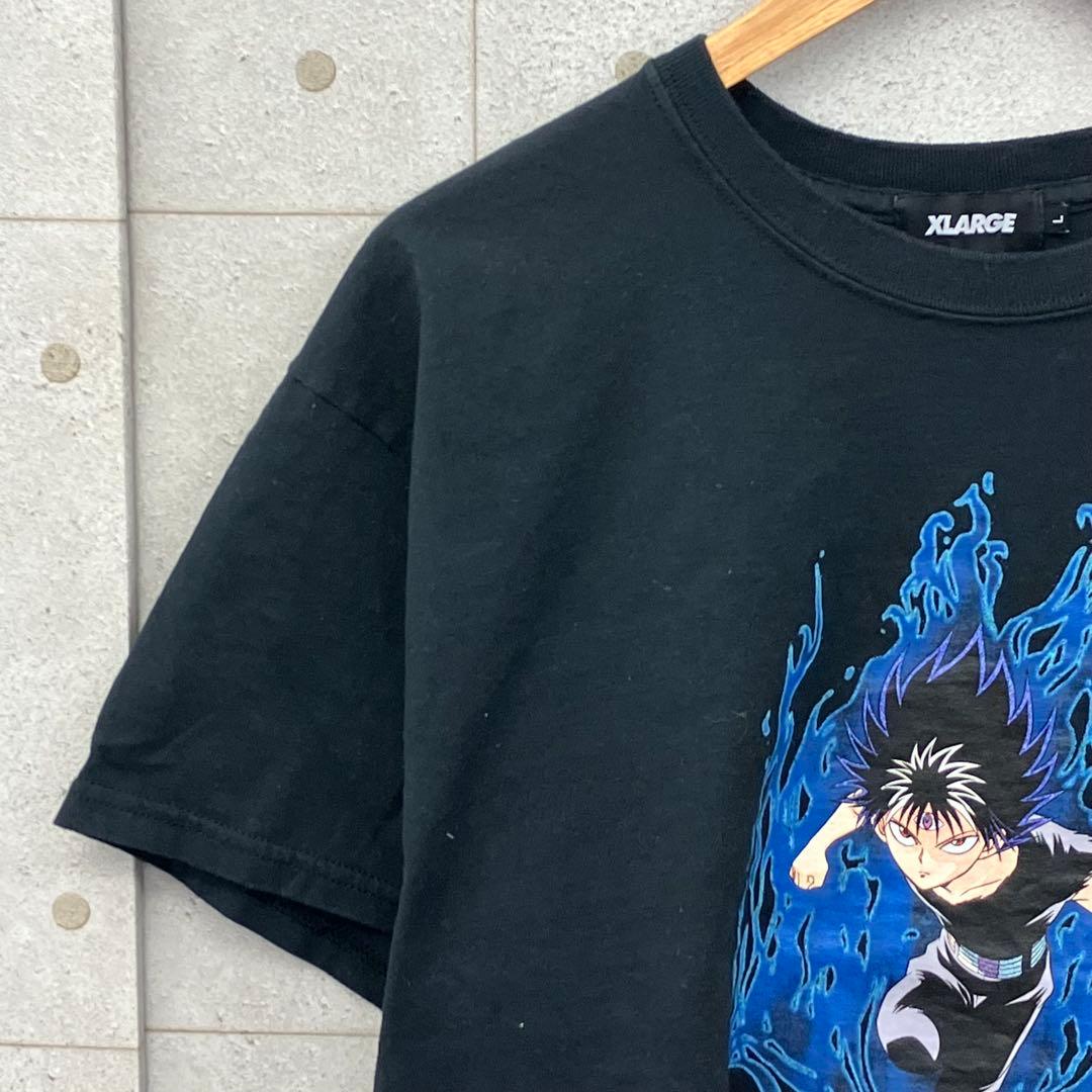 XLARGE エクストララージ 幽遊白書 アニメT キャラクターT L 黒