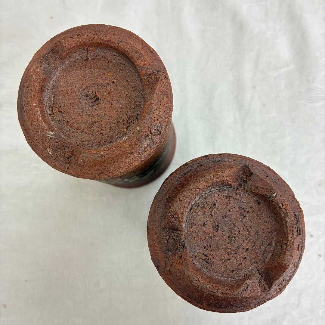 未使用品 【中村梅山】象嵌色絵 フリーカップ 陶器 作家物