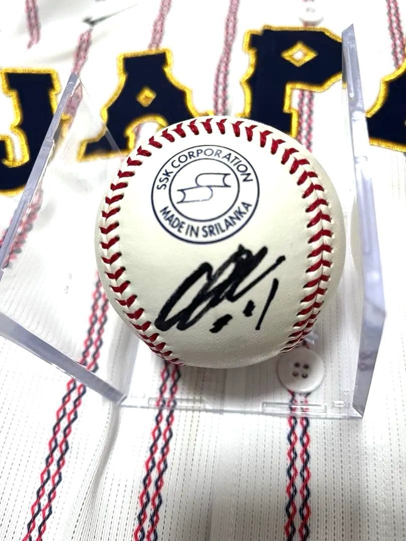 侍ジャパン　WBC カブス　カープ　鈴木誠也選手　直筆サインボール　プレミア12