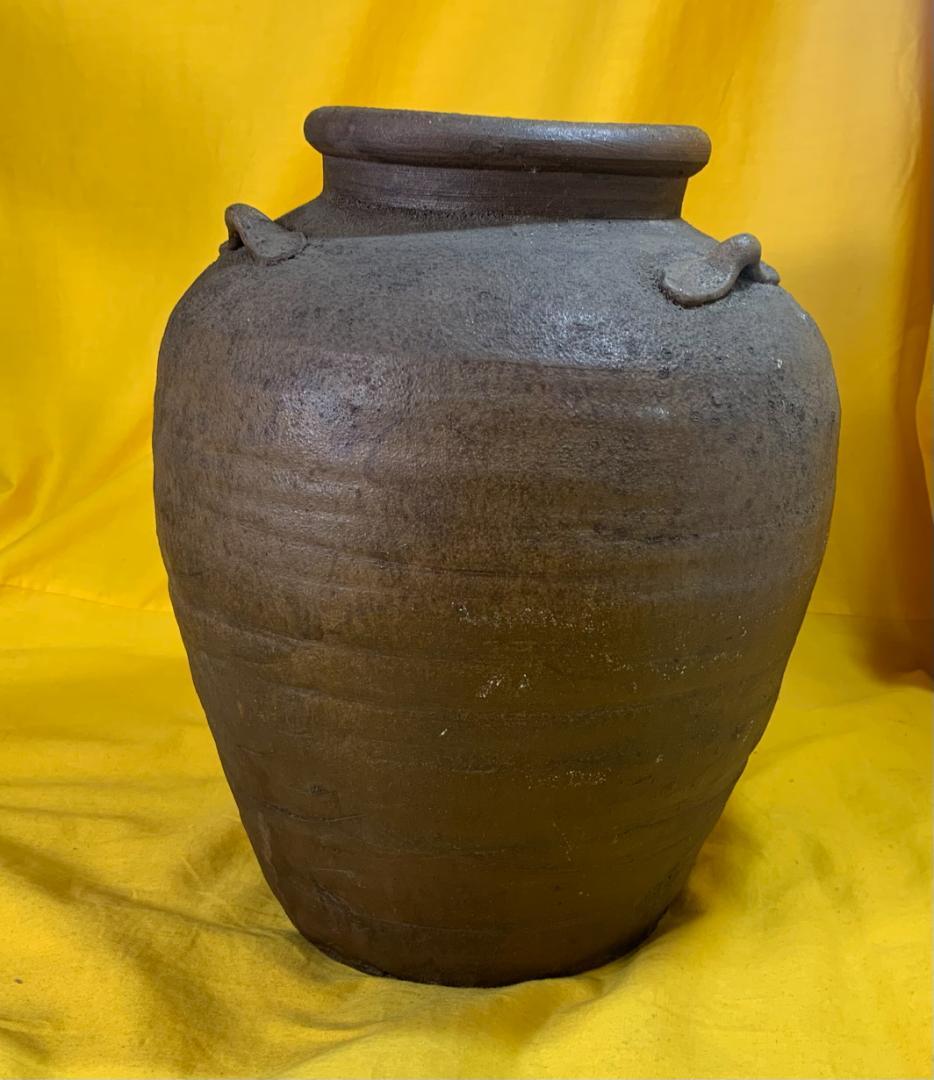 ド*ン様 古備前 備前焼 壺 應永五年 花器 陶器 三耳壷 古美術 現状品!!