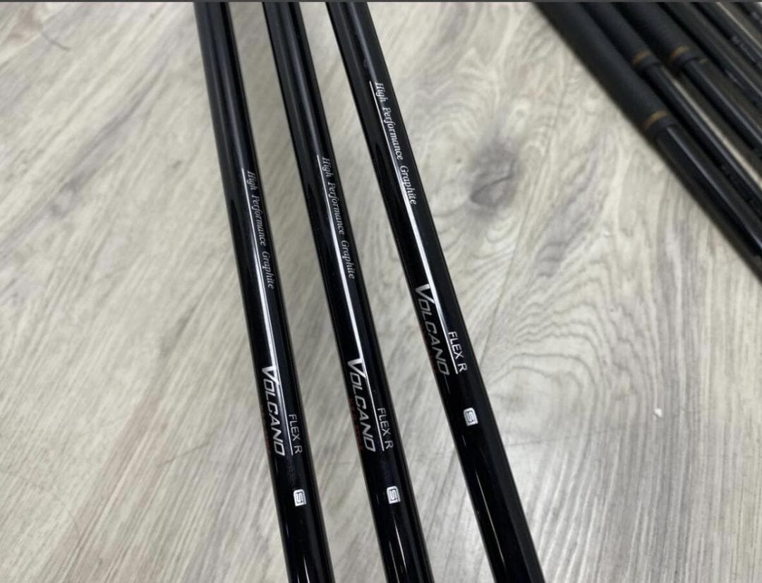 volcano flex r　ゴルフ　アイアンセット　9本　美品