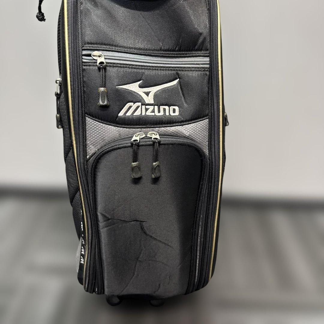 MIZUNO GOLF ミズノ　キャディバッグ ゴルフバッグ　ブラック　グレー