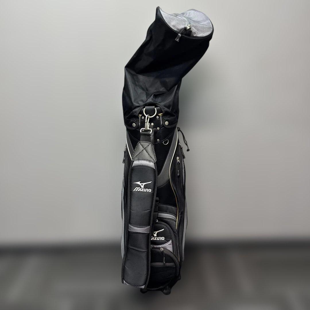 MIZUNO GOLF ミズノ　キャディバッグ ゴルフバッグ　ブラック　グレー