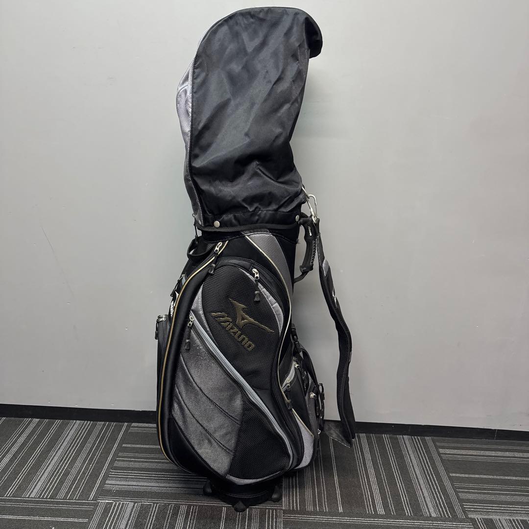 MIZUNO GOLF ミズノ　キャディバッグ ゴルフバッグ　ブラック　グレー
