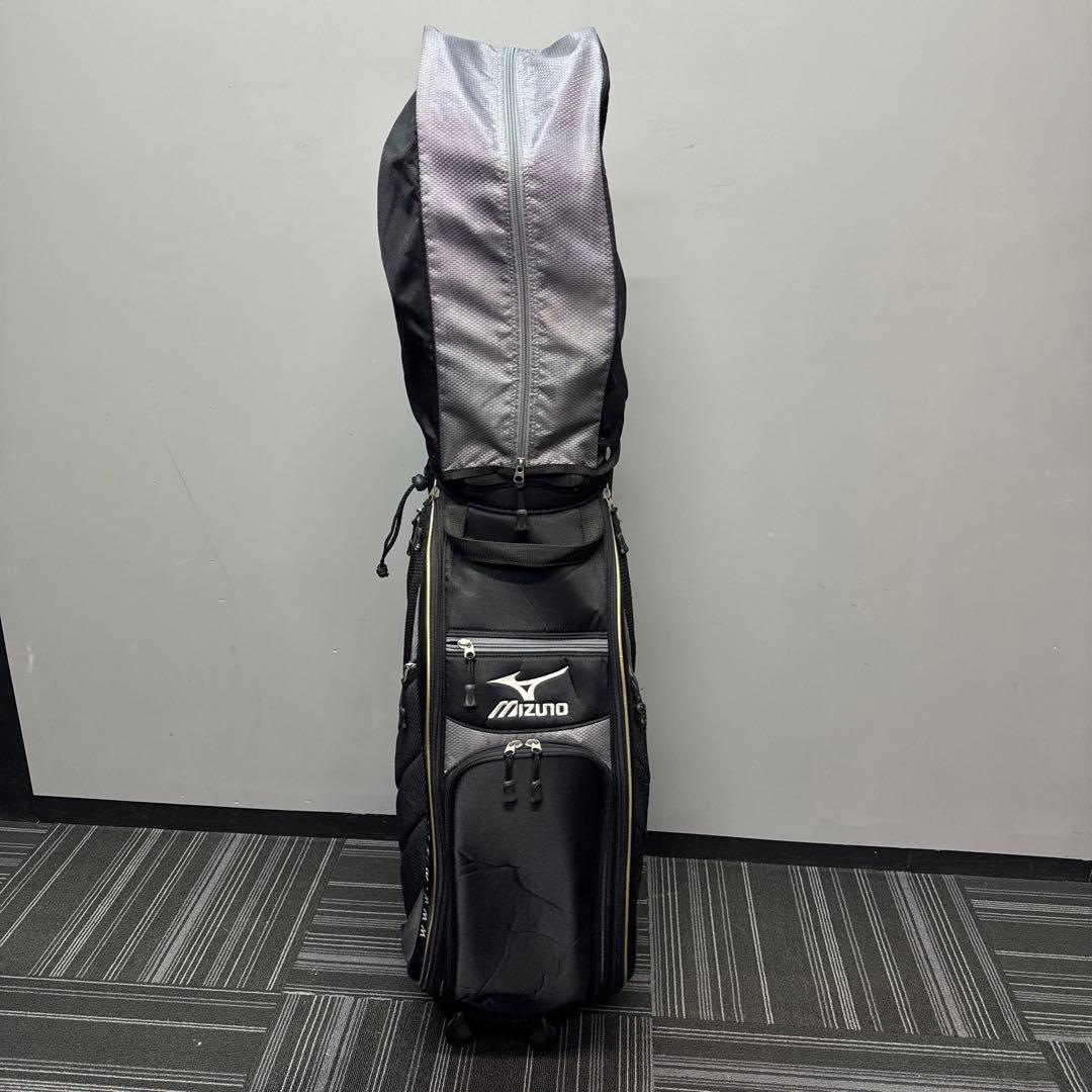 MIZUNO GOLF ミズノ　キャディバッグ ゴルフバッグ　ブラック　グレー