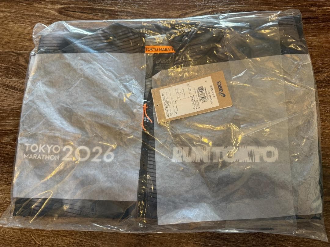 ASICS東京マラソン2026RUN TOKYOウィンドブレーカーブラック L