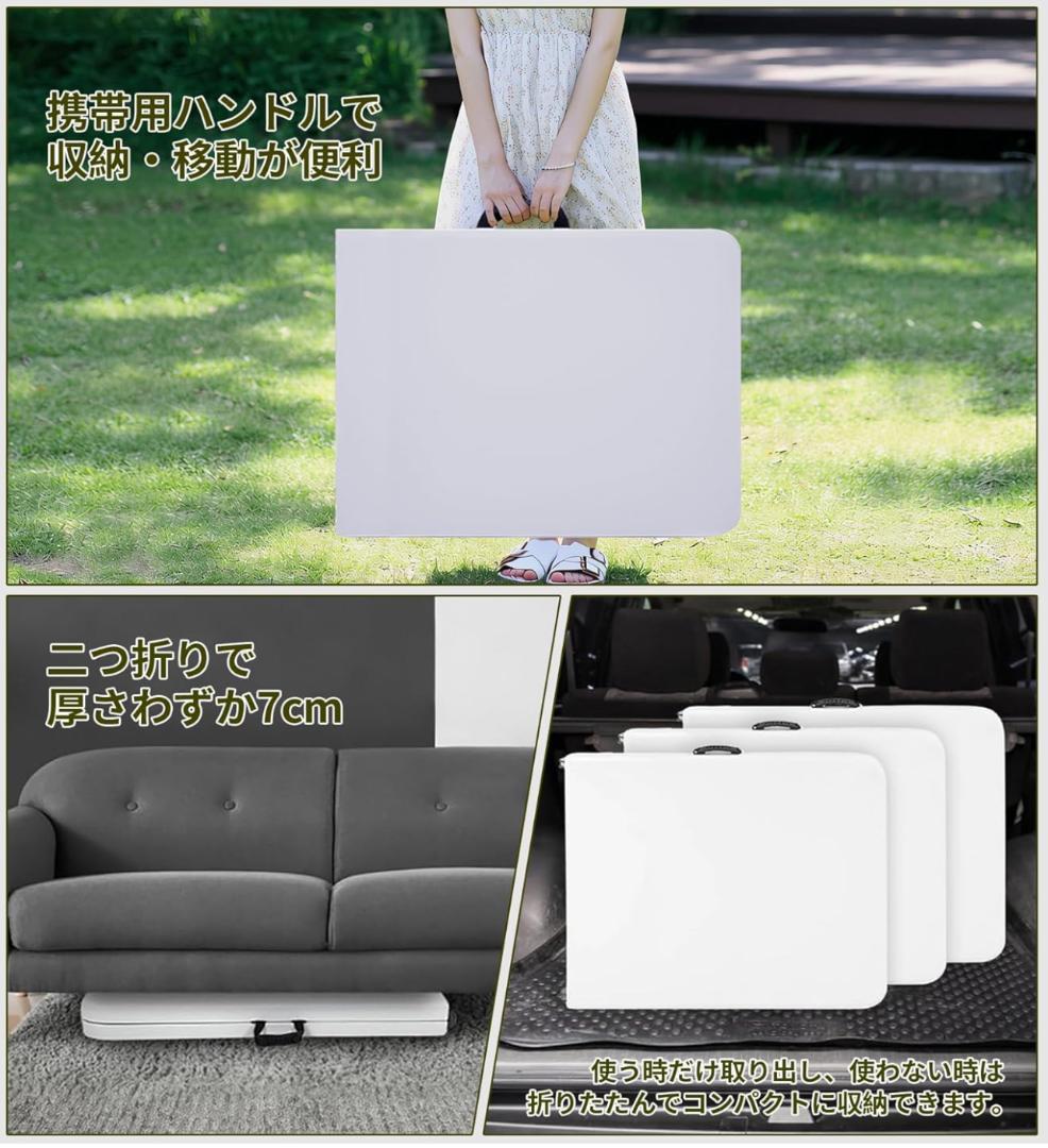 180×70×75cm 折りたたみ テーブル アウトドア ダイニング 作業