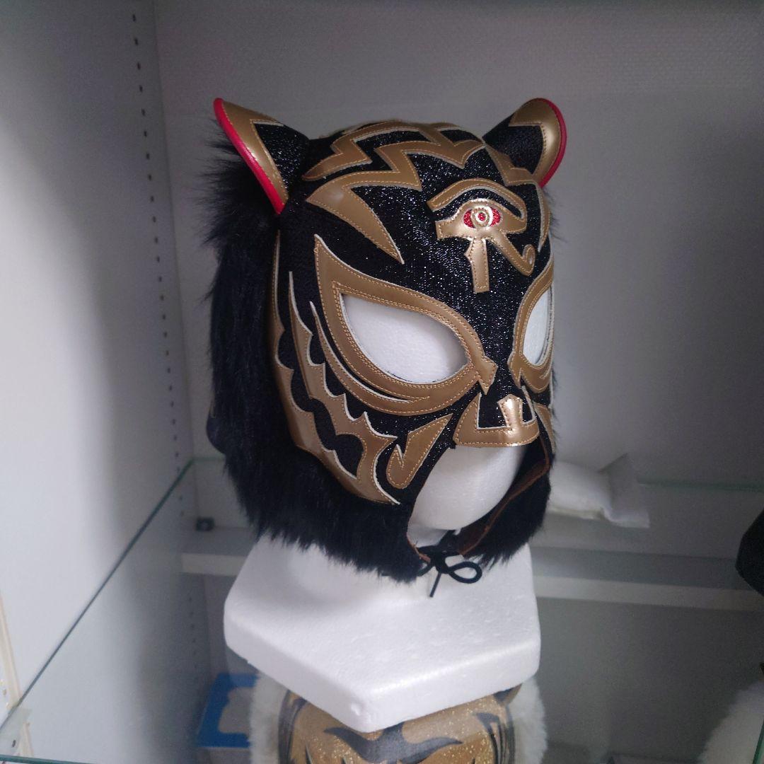 SIMA製)黒ラメ 2代目ブラックタイガーのプロレスマスク