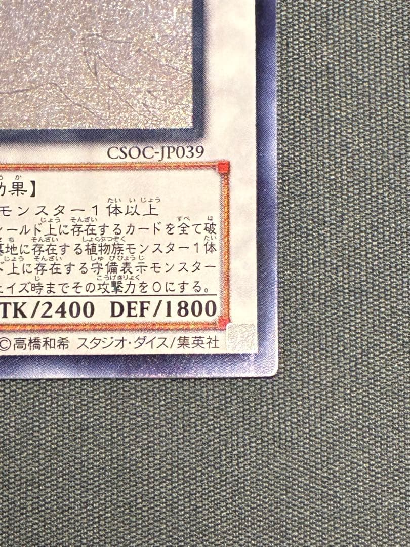 遊戯王 ブラック・ローズ・ドラゴン ホロ CSOC-JP039