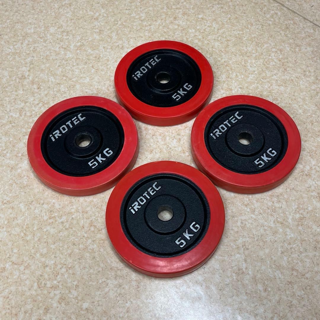 IROTEC ラバープレート 5kg 4枚セット⑦