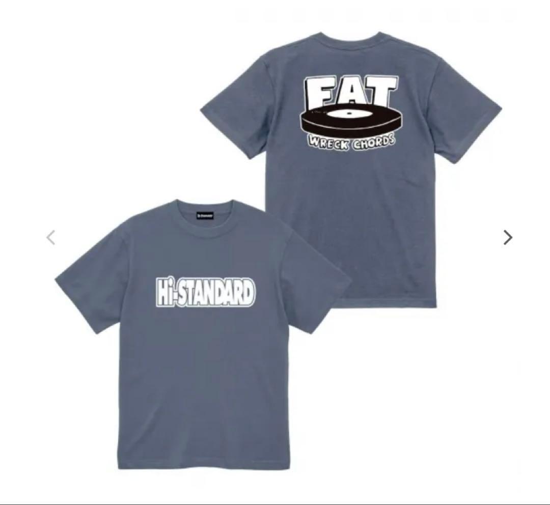 ミュージシャン Hi-STANDARD FAT T-shirt (HAZY NAVY) XXL