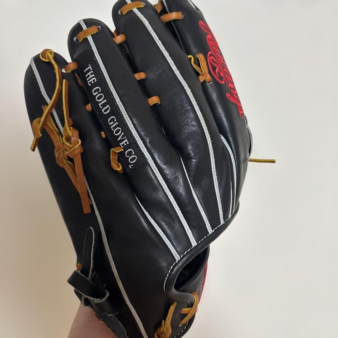 Rawlings 軟式グローブ 黒　外野
