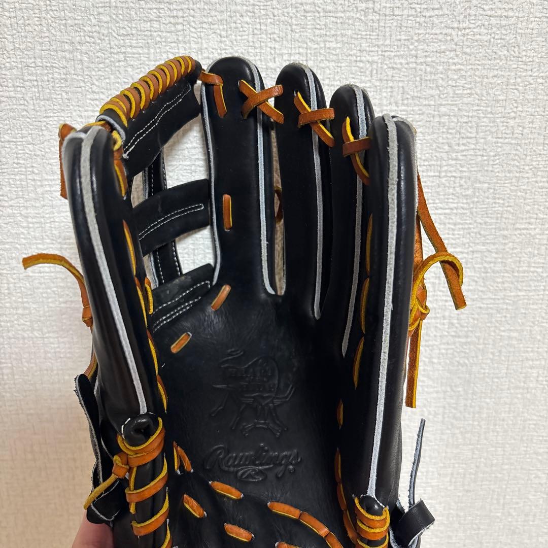 Rawlings 軟式グローブ 黒　外野