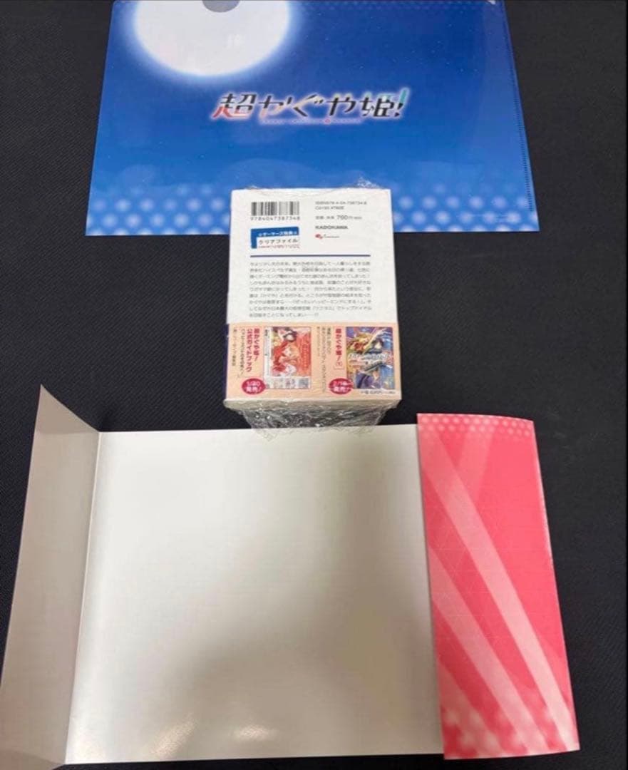 【新品/初版】小説 超かぐや姫！ ゲーマーズ限定 クリアファイル ブックカバー