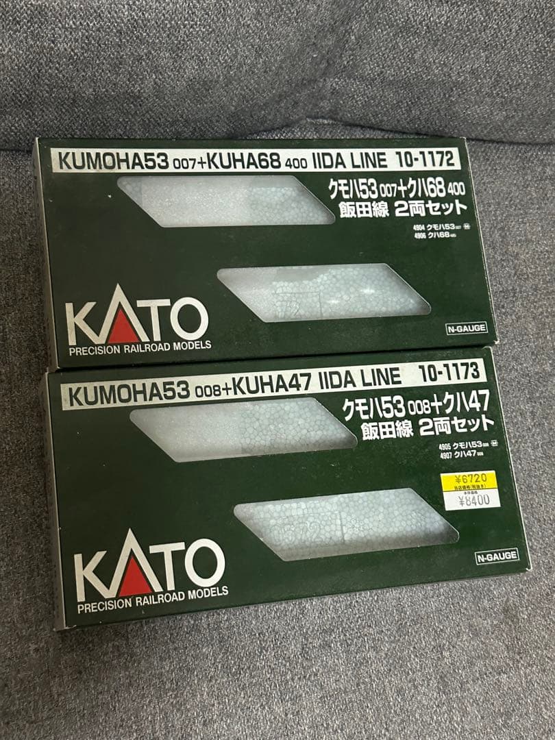 KATO 飯田線旧国4両 10-1172•1173 全車室内灯取り付け済み