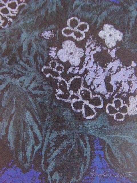 斎藤清、【少女（あじさい）】、希少な大判額装用画集より、美品、新品額装付