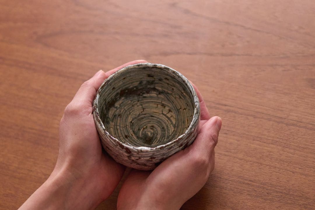 中川自然坊　刷毛目　湯飲み 2個セット