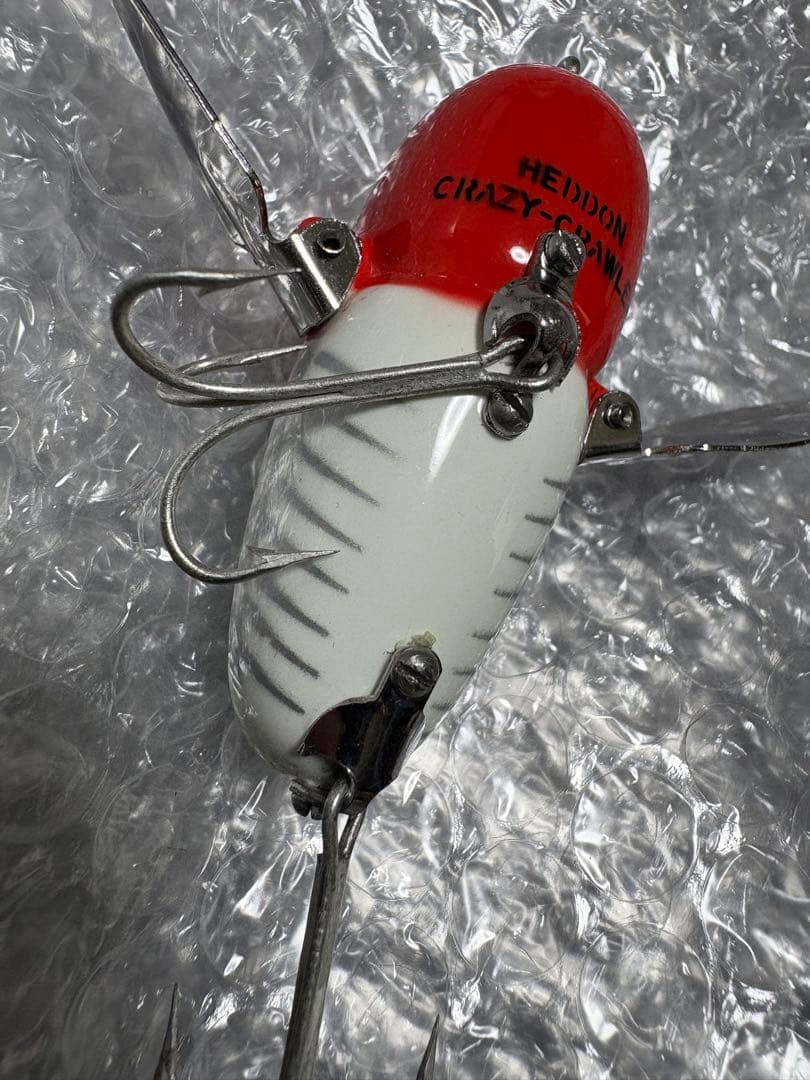 オールドヘドン　クレイジークローラー 吹き目　ベタ塗り　XRW HEDDON