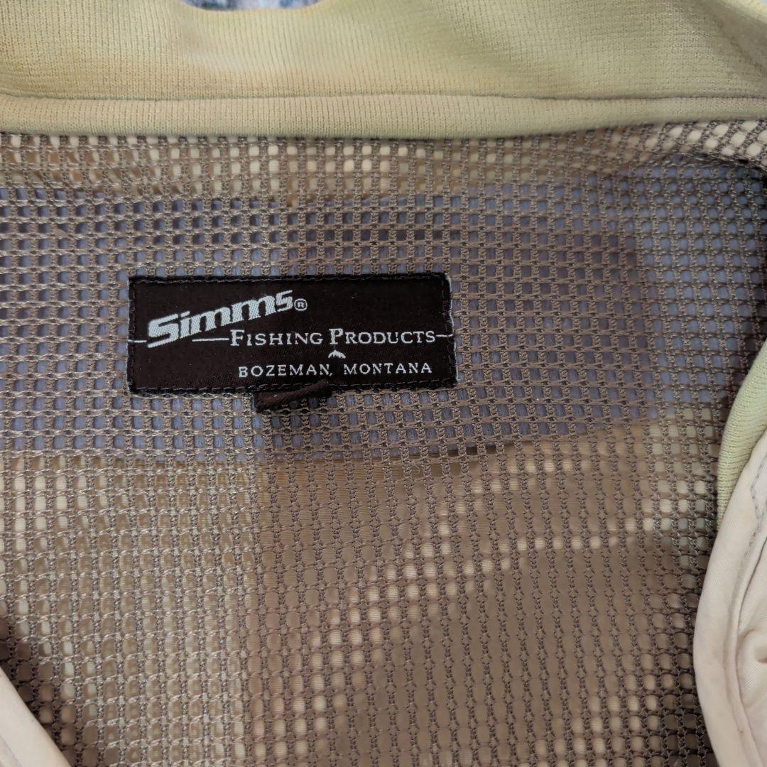 Simms フィッシングベスト ベージュ