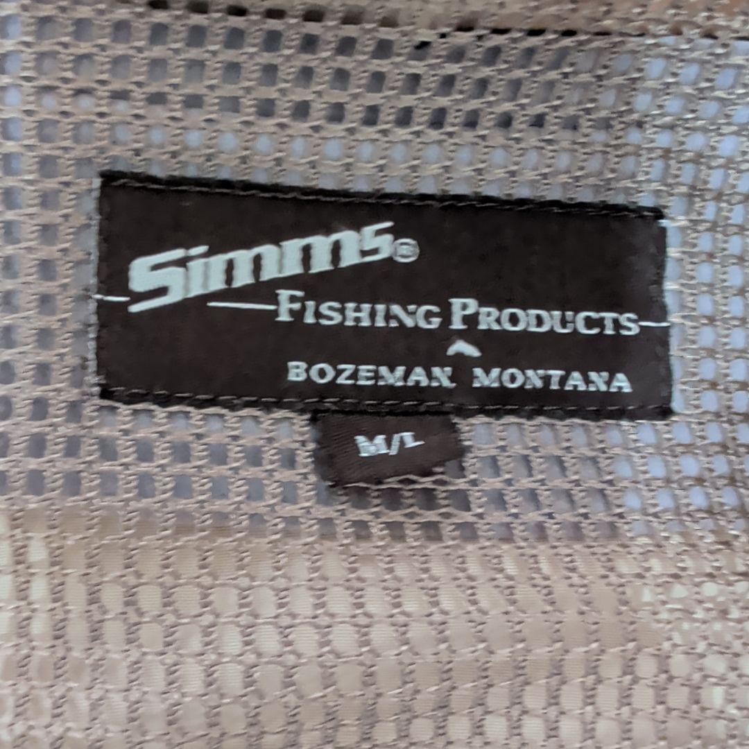 Simms フィッシングベスト ベージュ