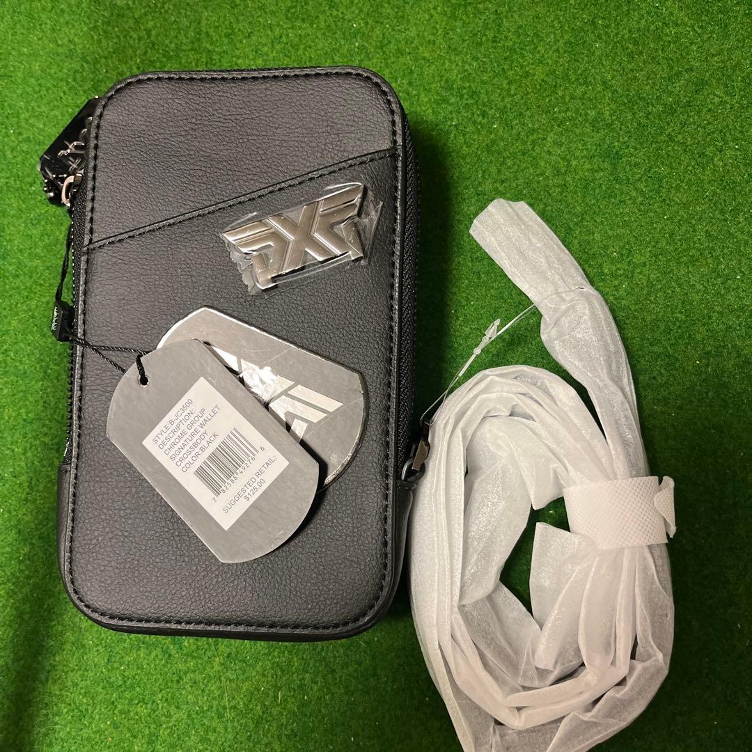 未使用　PXG 正規品 LEATHER WALLET トラベルバック