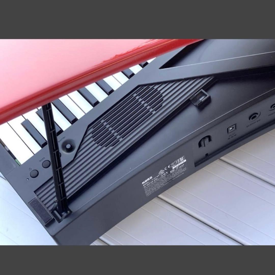 KORG micropiano レッド コルグ マイクロピアノ 電子ピアノ