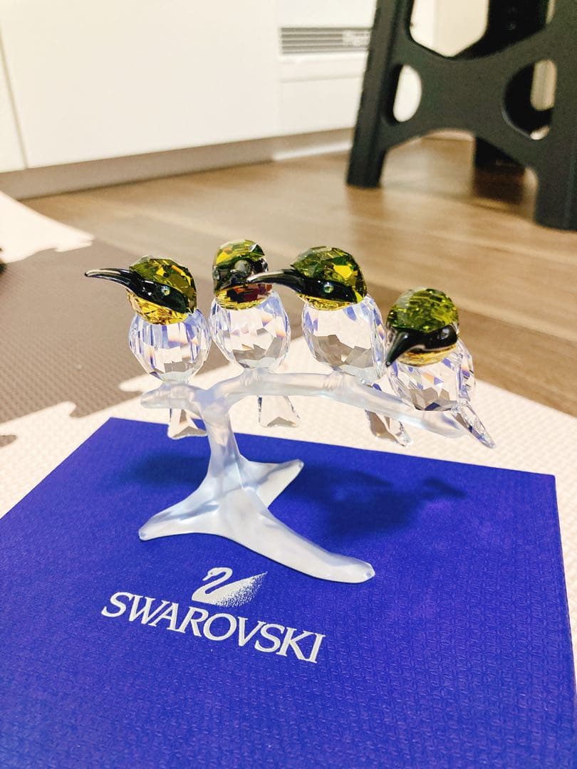 【レア商品】スワロフスキークリスタル ハチクイ【SWAROVSKI】