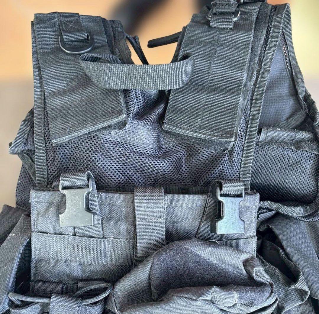 タクティカルベスト フル装備 多機能 サバゲー装備 特殊部隊 グローブ付き