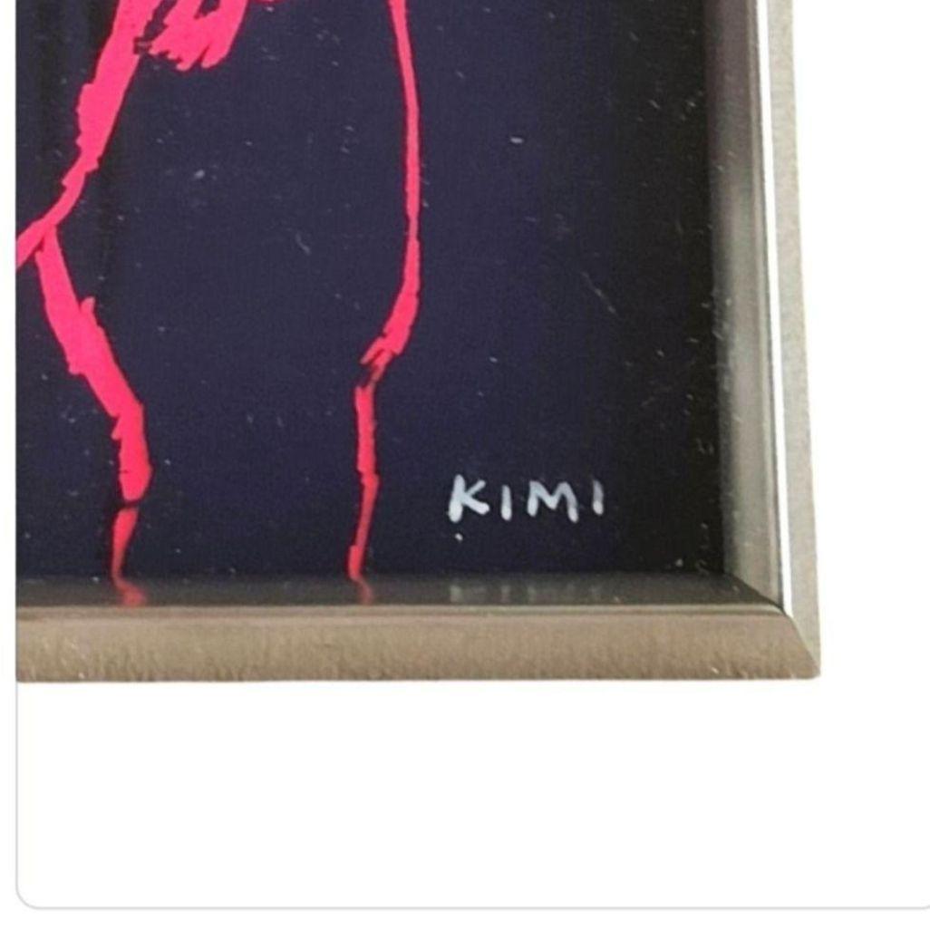KIMI 抽象的な女性像 アクリル絵画