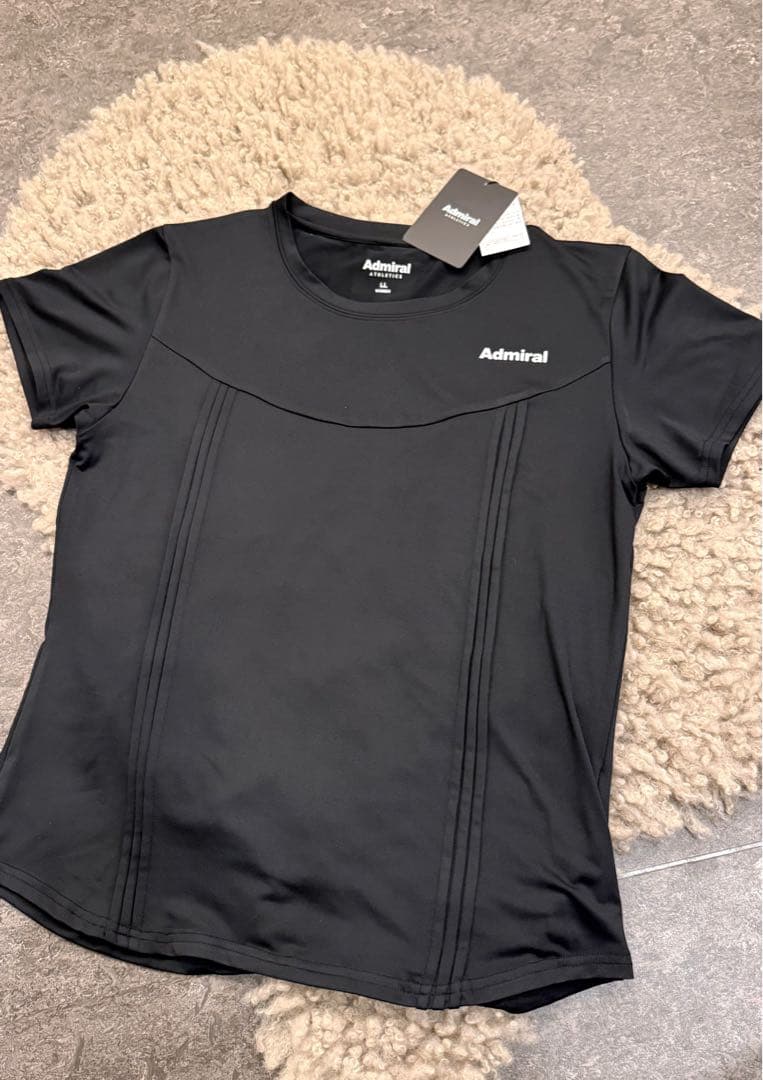 Admiral テニス Tシャツ ブラック/LL