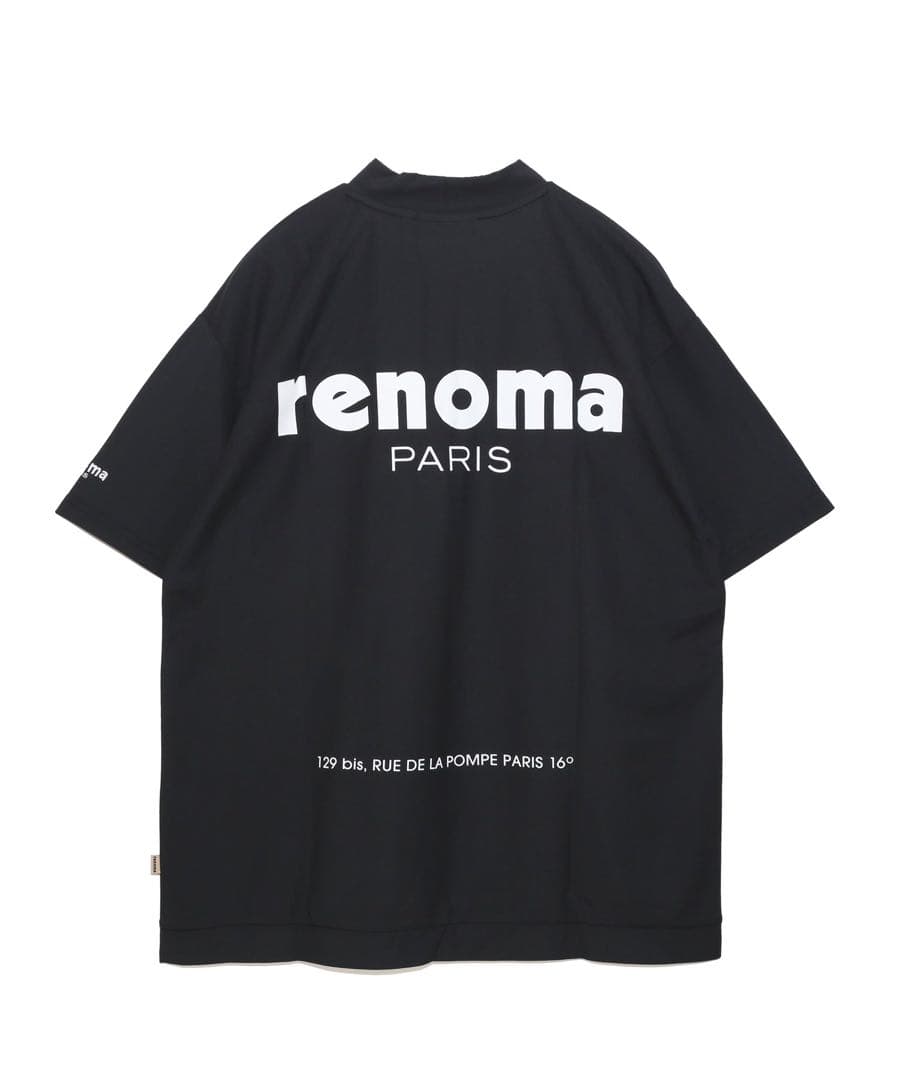 renoma golf レノマゴルフ　バックロゴモックネックシャツ　L
