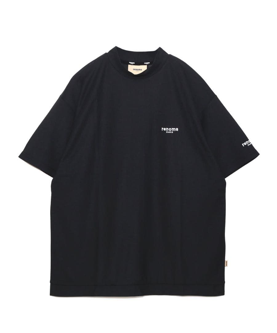 renoma golf レノマゴルフ　バックロゴモックネックシャツ　L
