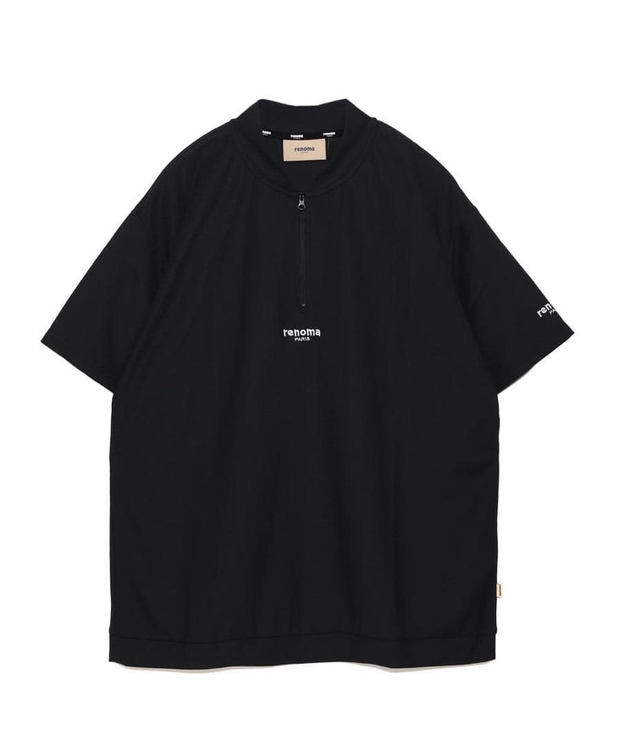 renoma golf レノマゴルフ　バックロゴモックネックシャツ　L