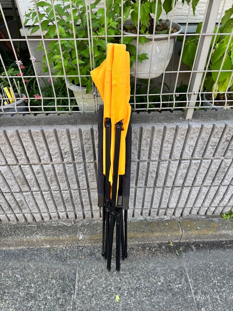 値下げ中　ONWAY オンウェイ スリムチェアコットン 折りたたみ椅子高背もたれ